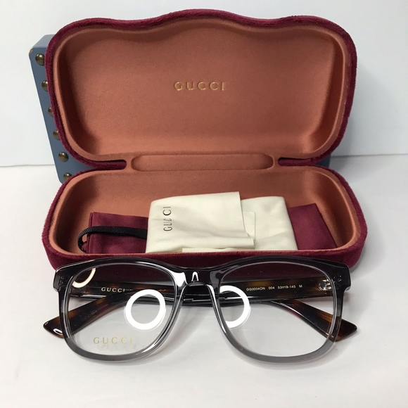 New - 💯 Original Gucci's GG0004ON  soft lines across  frames acetate front.Ico - Picture 2 of 11